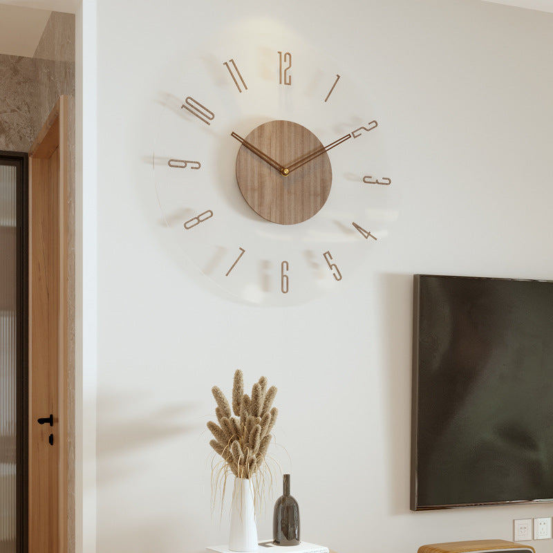 ScandiTime – Nordic Style Solid Wood Wall Clock for Minimalist Elegance