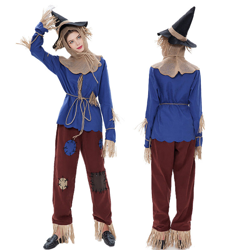 Men’s Halloween Scarecrow Outfit | Classic Long Sleeve Costume Set
