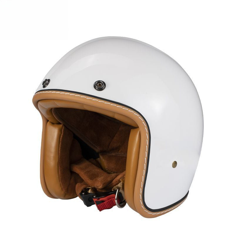 Open Face Helmet Retro Design Lightweight ABS