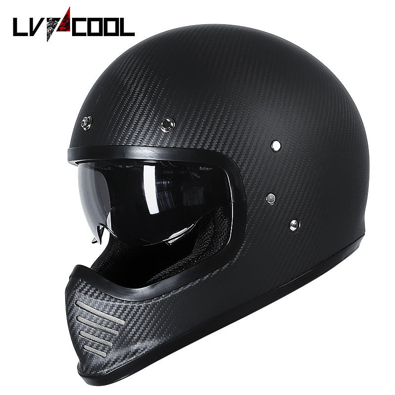 Carbon Fiber Full Face Motorcycle Helmet – Lightweight, DOT & ECE Certified