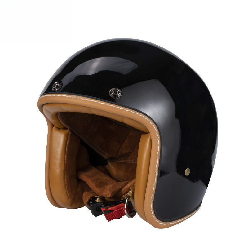 Open Face Helmet Retro Design Lightweight ABS