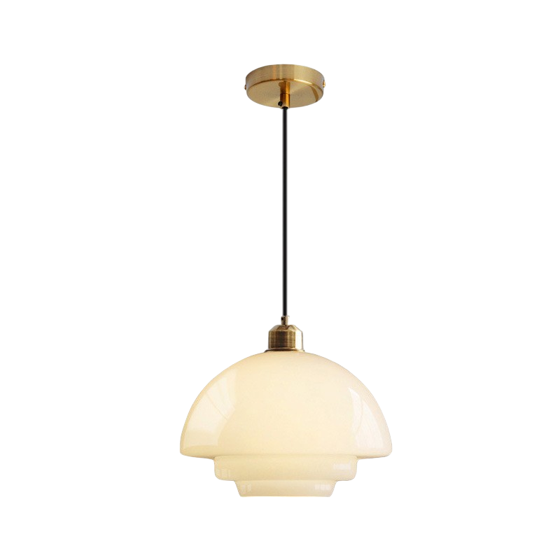 Olynt | Luminous Milky Glass Pendant Lamp for Stylish Living Spaces
