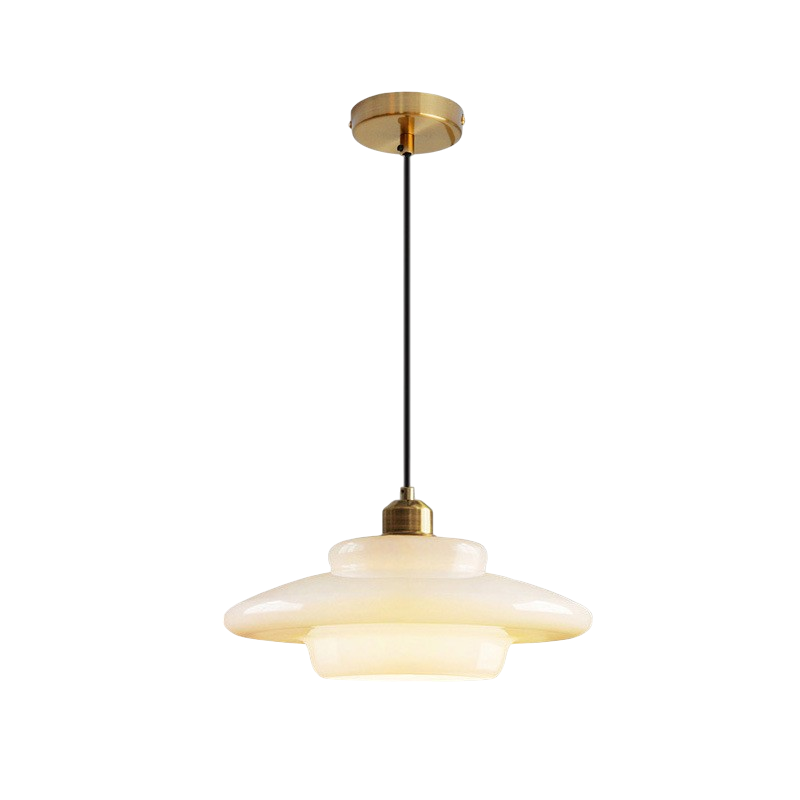 Olynt | Luminous Milky Glass Pendant Lamp for Stylish Living Spaces