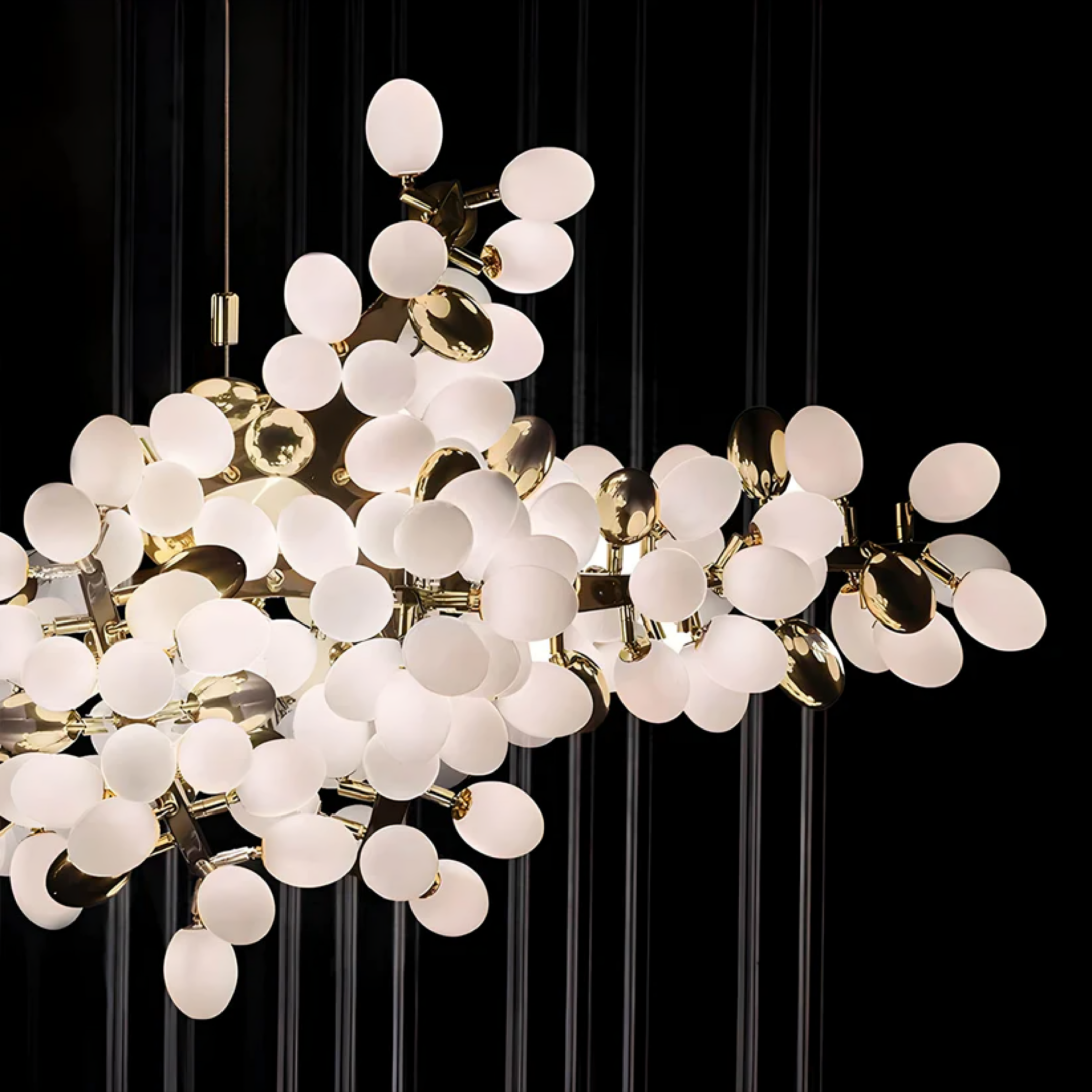 Omvra | Luxurious Floral Chandelier with Contemporary Design