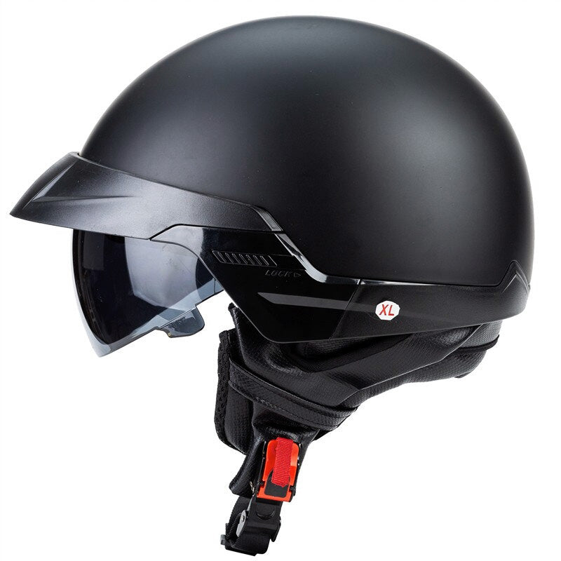 Open Cruiser Motorcycle Helmet DOT Approved Lightweight Design