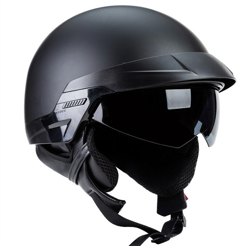 Open Cruiser Motorcycle Helmet DOT Approved Lightweight Design