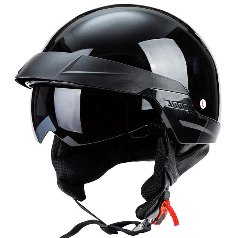 Open Cruiser Motorcycle Helmet DOT Approved Lightweight Design