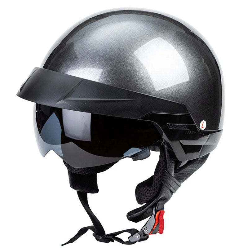 Open Cruiser Motorcycle Helmet DOT Approved Lightweight Design