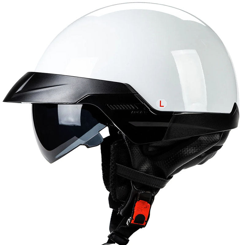 Open Cruiser Motorcycle Helmet DOT Approved Lightweight Design