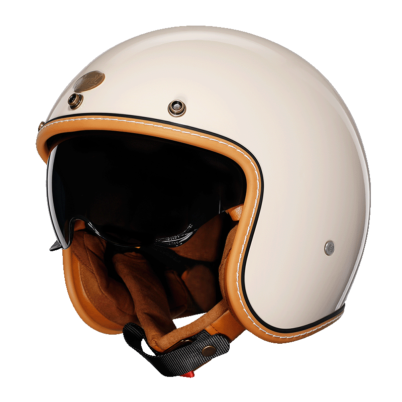 Open Face Helmet Retro Lightweight ABS with EPS Foam