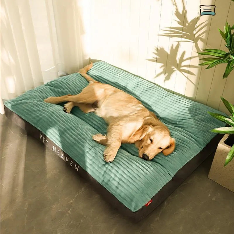 Comfortable Orthopedic Dog Bed for Large Breeds with Supportive Foam – Non-Slip Fleece Design