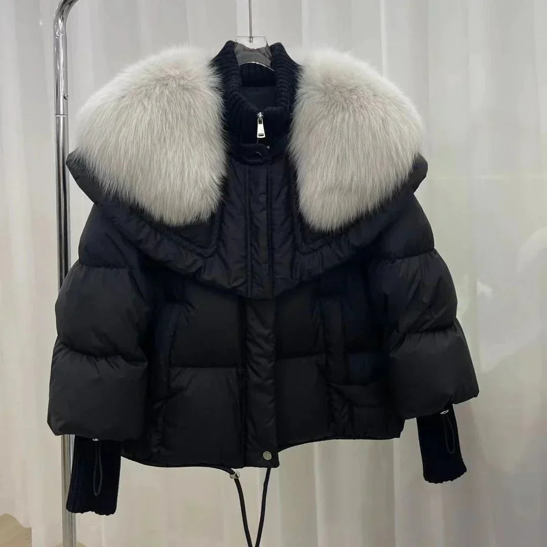 Oslo | Women's Warm Short Coat with Padded Hood