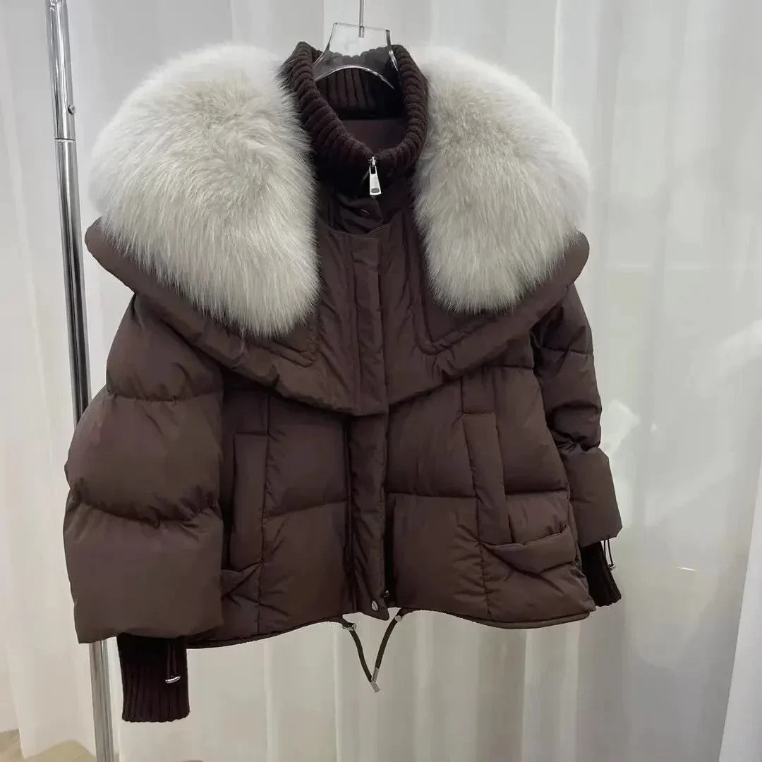 Oslo | Women's Warm Short Coat with Padded Hood