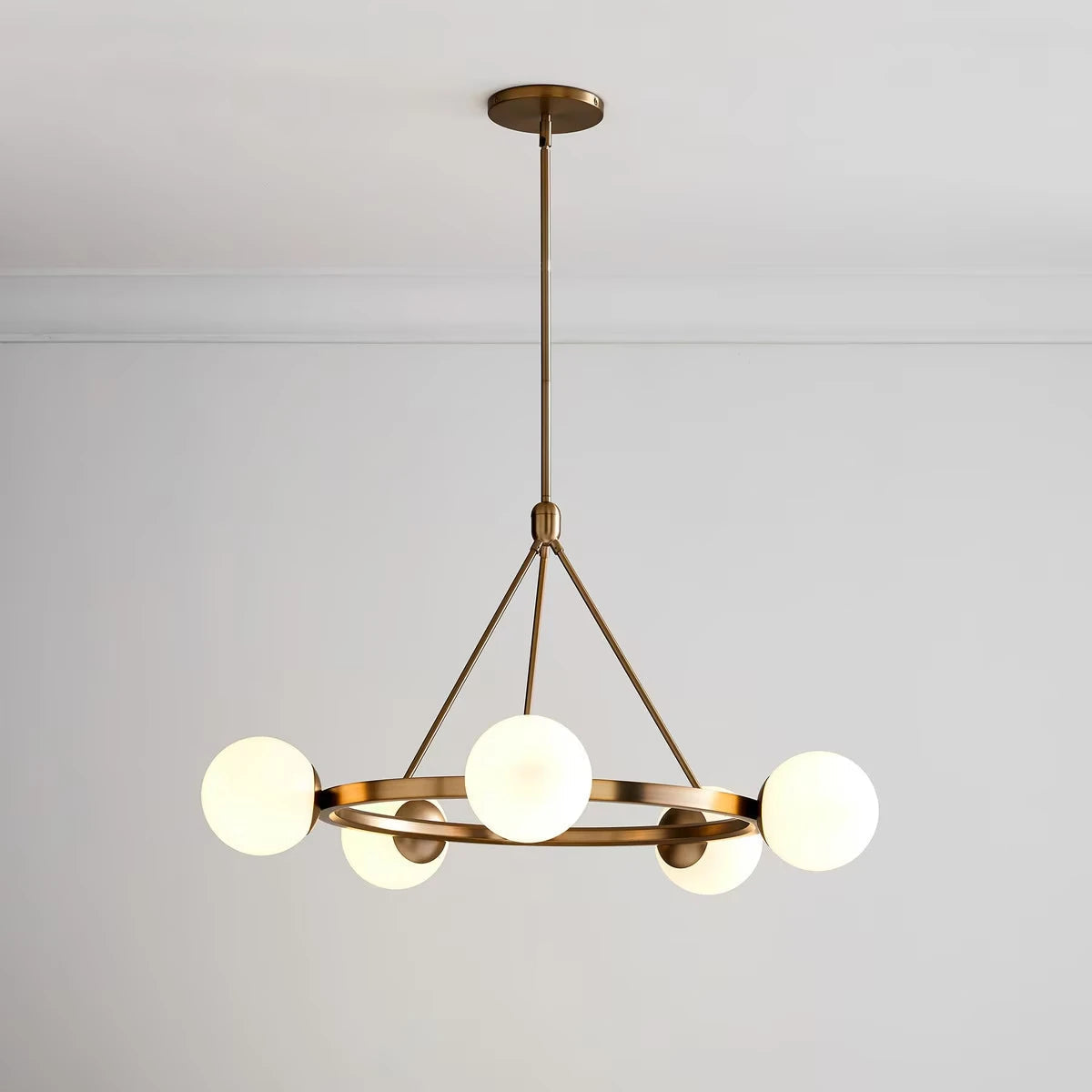 Ostra | Nordic 5-Head Minimalist Chandelier Design