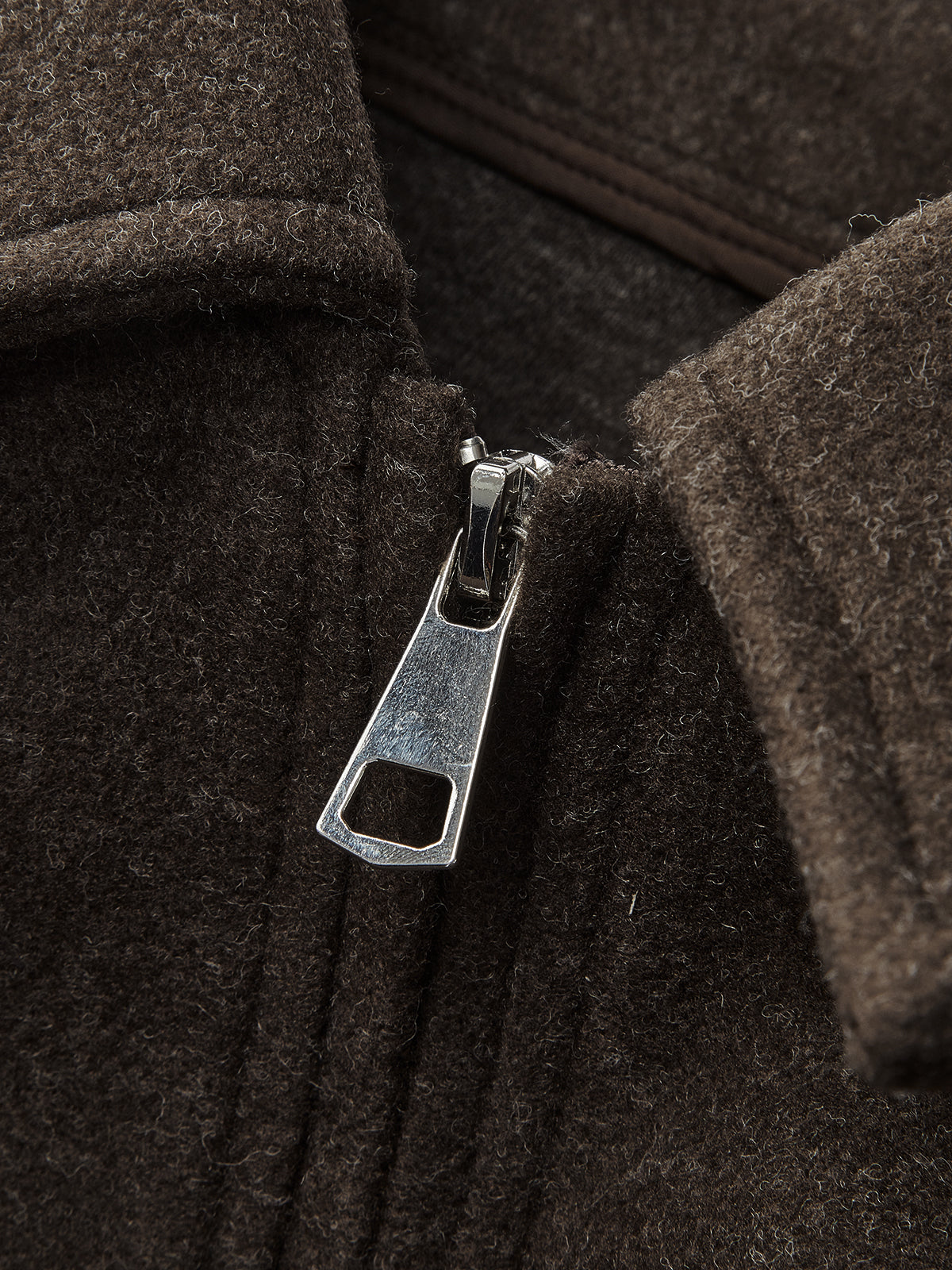 Paris | Timeless Plain Zipper Tweed Jacket