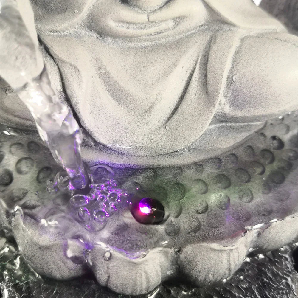 SereniBudd – Decorative Buddha Water Feature with Calming Stream Effect