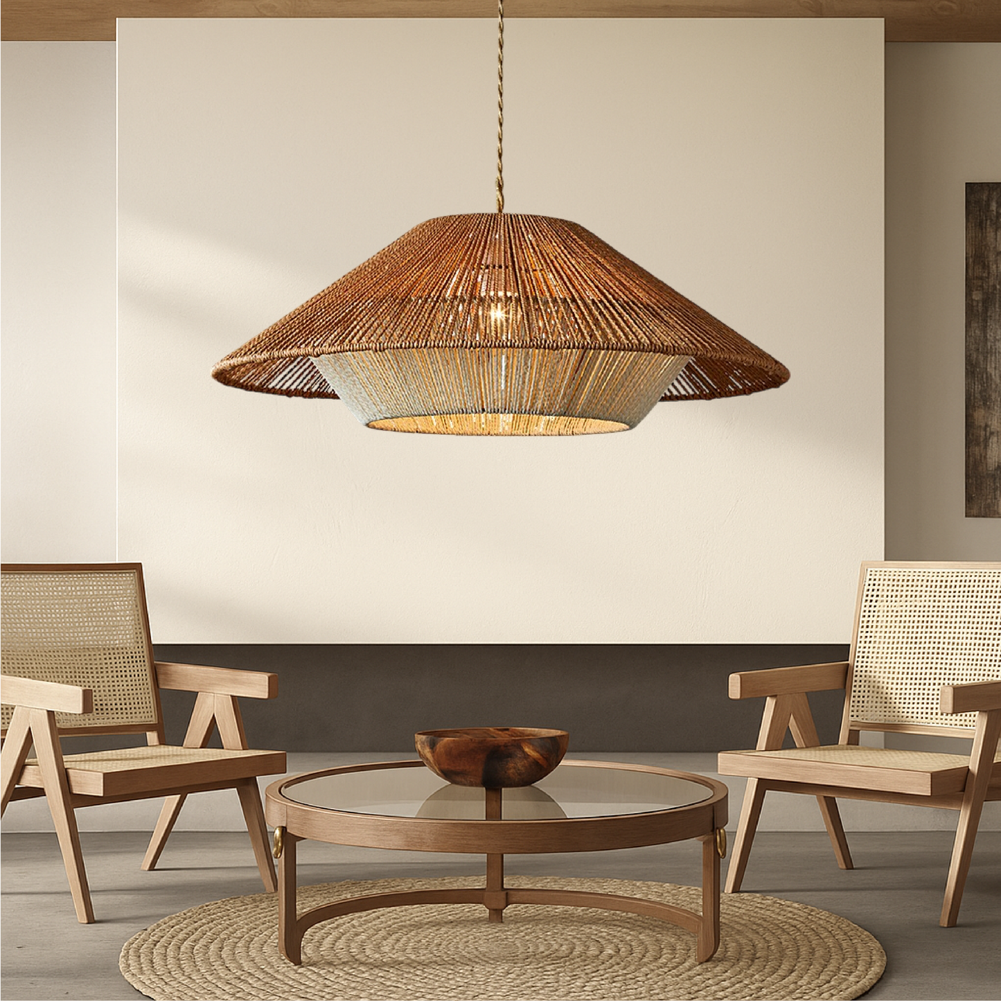 Pendrix | Artistic Woven Bamboo Hanging Lamp for Modern Interiors