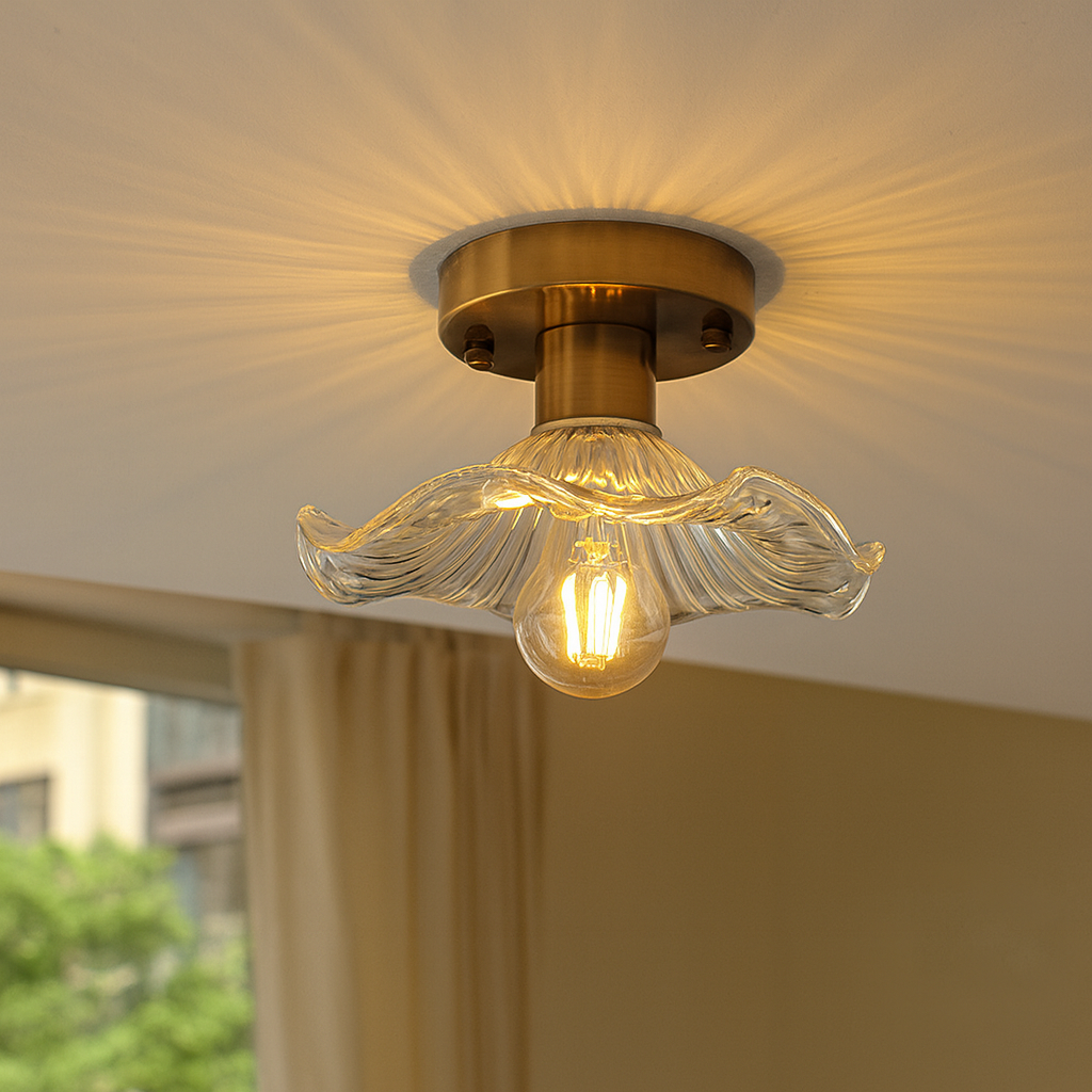 PetalGlow | Contemporary Hibiscus Ceiling Pendant Lamp