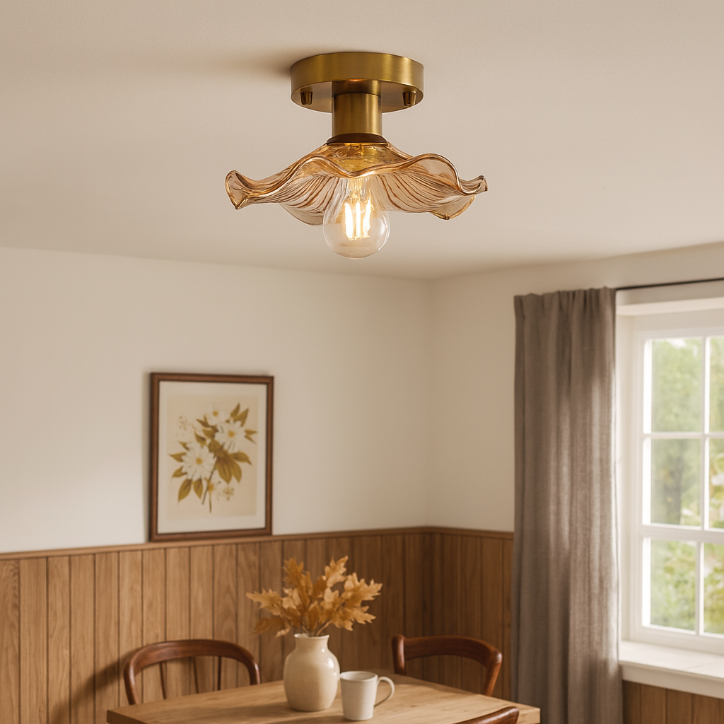 PetalGlow | Contemporary Hibiscus Ceiling Pendant Lamp