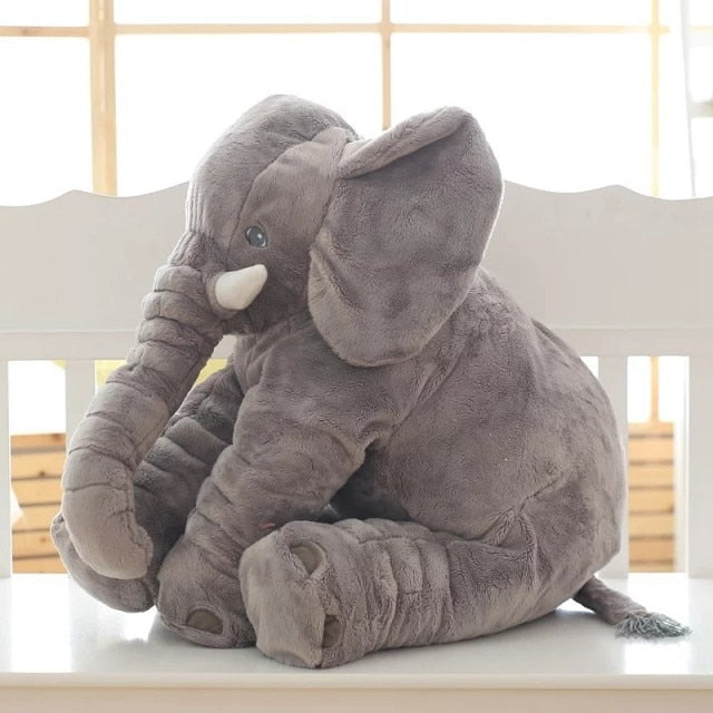 Soft Elephant Pillow for Babies and Kids – Cuddly Plush Cushion Available in 40cm and 60cm