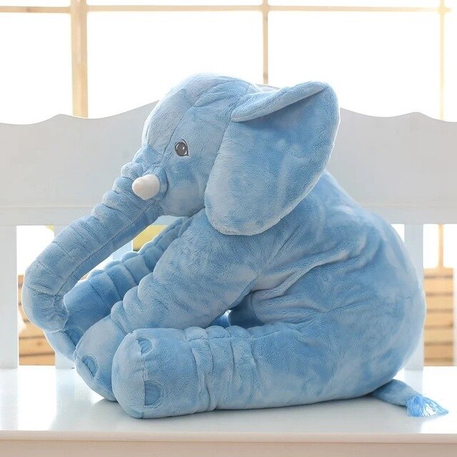 Soft Elephant Pillow for Babies and Kids – Cuddly Plush Cushion Available in 40cm and 60cm