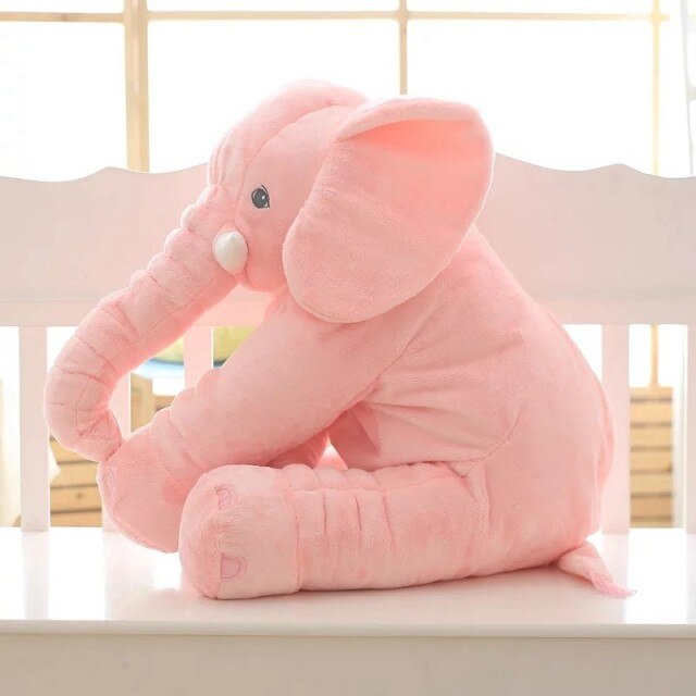 Soft Elephant Pillow for Babies and Kids – Cuddly Plush Cushion Available in 40cm and 60cm