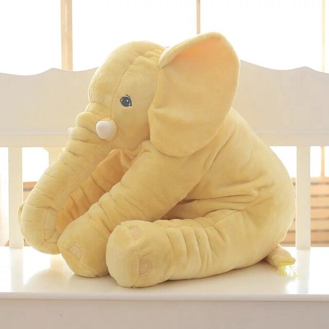 Soft Elephant Pillow for Babies and Kids – Cuddly Plush Cushion Available in 40cm and 60cm