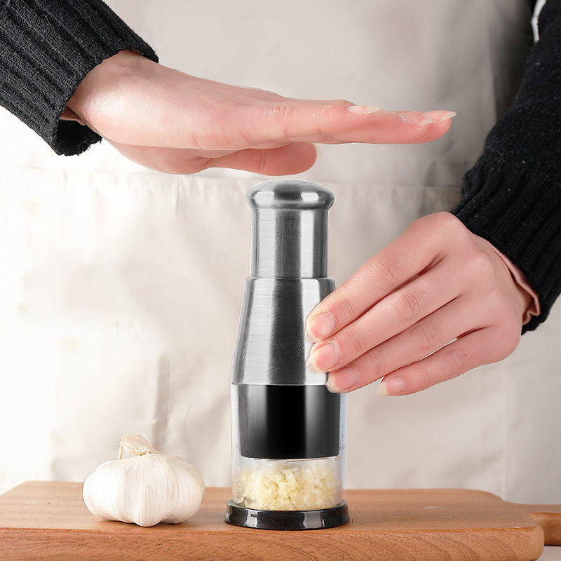 ZenithPress Garlic Tool – PressEase's Efficient Garlic Press for quick use, making meal prep simple and fast.