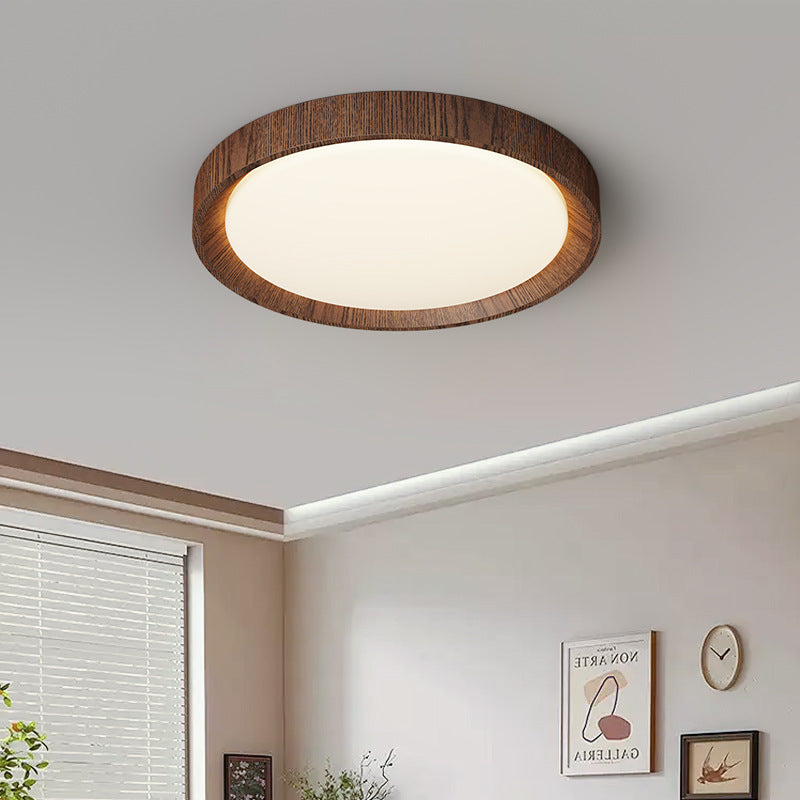 Pyloneer | Modern Simplicity Dark Wooden Ceiling Lamp