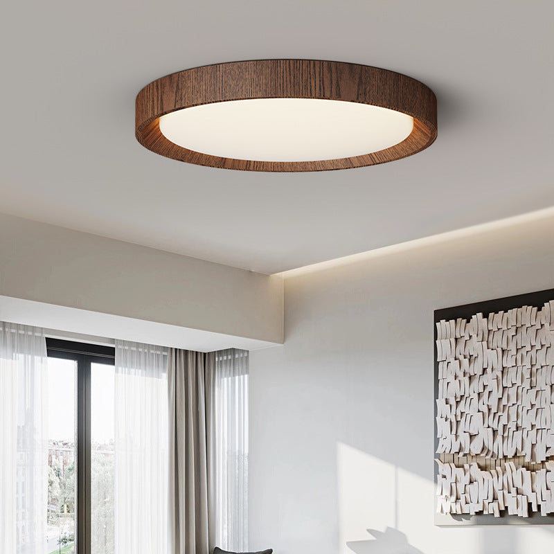 Pyloneer | Modern Simplicity Dark Wooden Ceiling Lamp