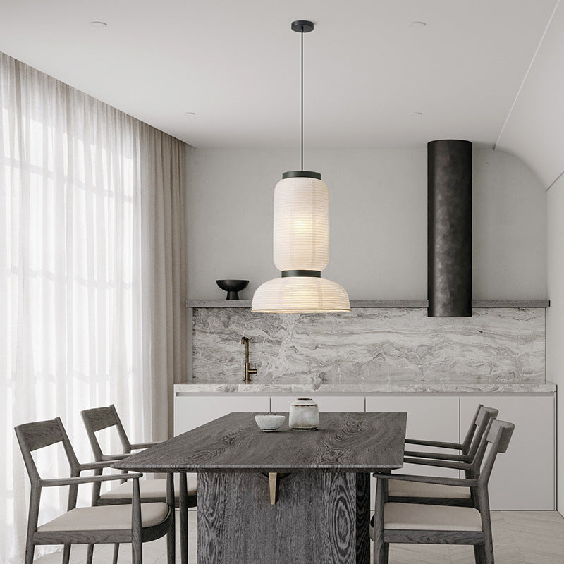 QuietGlow | Japanese Wabi Sabi Pendant Lamp for Modern Interior
