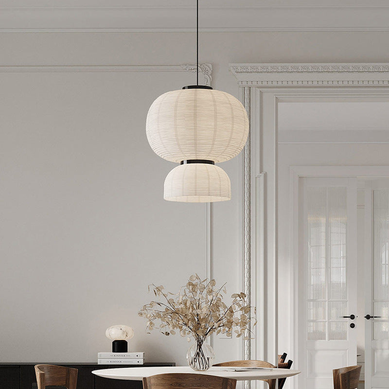 QuietGlow | Japanese Wabi Sabi Pendant Lamp for Modern Interior