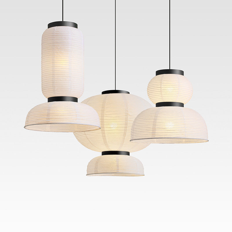 QuietGlow | Japanese Wabi Sabi Pendant Lamp for Modern Interior
