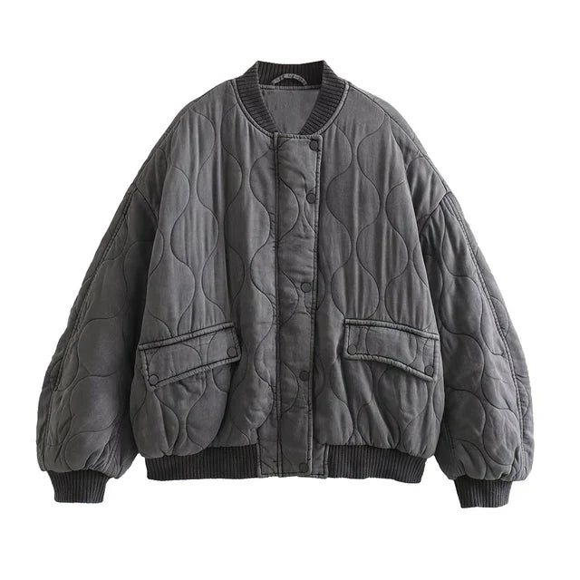 Quinn | Cozy Women’s Loose Fit Puffer Jacket for Winter Warmth