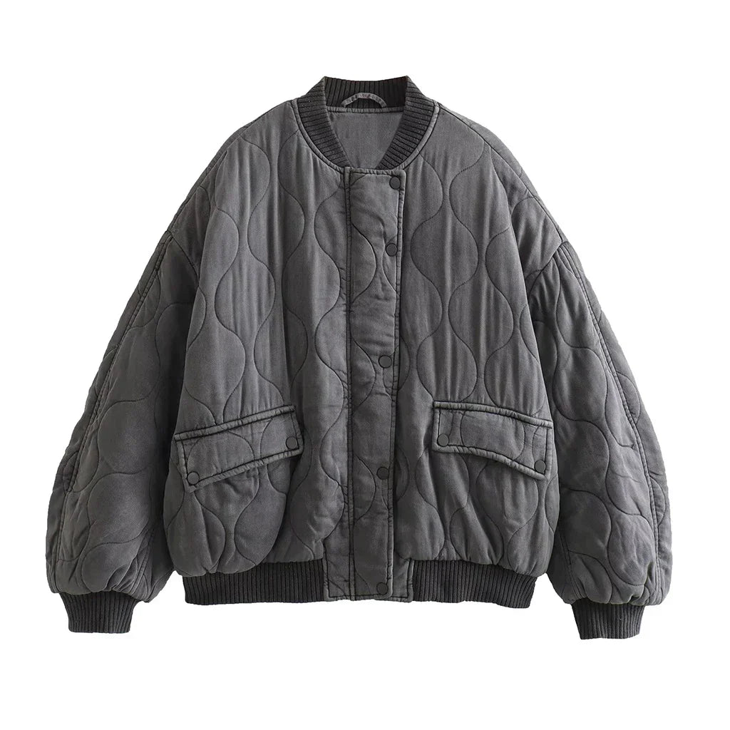 Quinn | Cozy Women’s Loose Fit Puffer Jacket for Winter Warmth