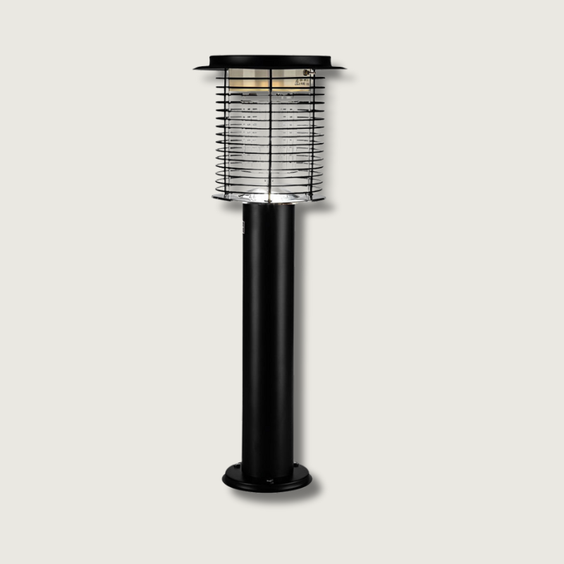 EcoZap Solar Lamp – Rechargeable Solar-Powered Bug Zapper with USB Charging, Waterproof for Efficient Insect Control in any Outdoor Setting.