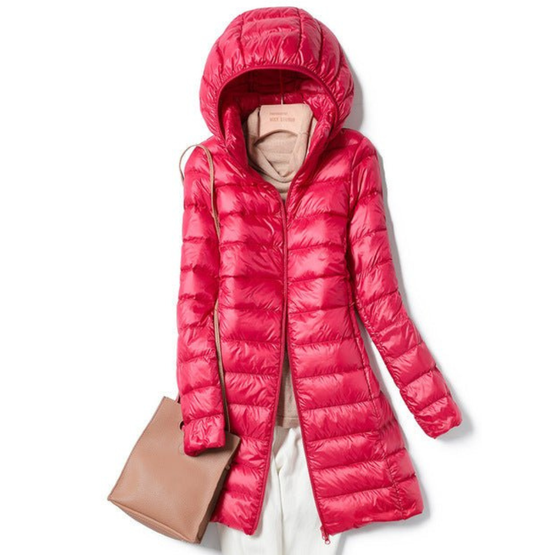 Rose | Insulated Hooded Puffer Jacket for Women’s Winter Style