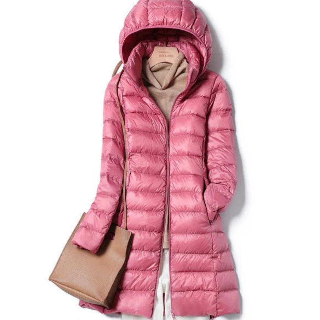 Rose | Insulated Hooded Puffer Jacket for Women’s Winter Style