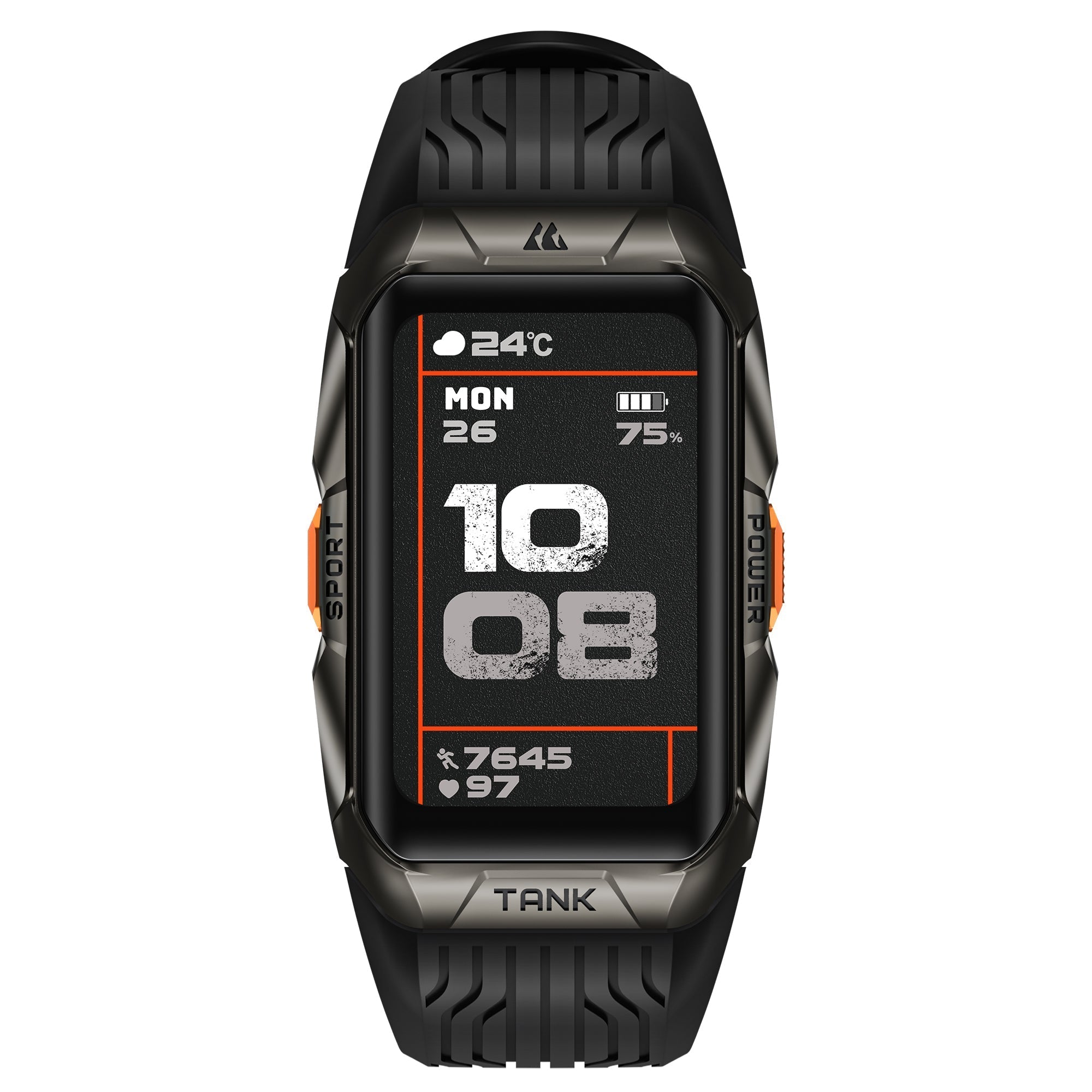 Vanguard Smartwatch with 1.64 AMOLED Screen, Military-Grade Toughness, and Waterproof Protection
