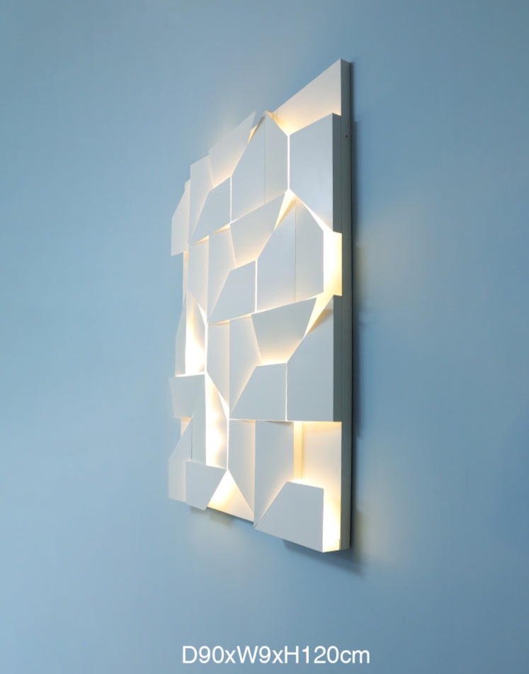 GlowVista – Modern 3D Wall Lamp for Breathtaking Visual Effects