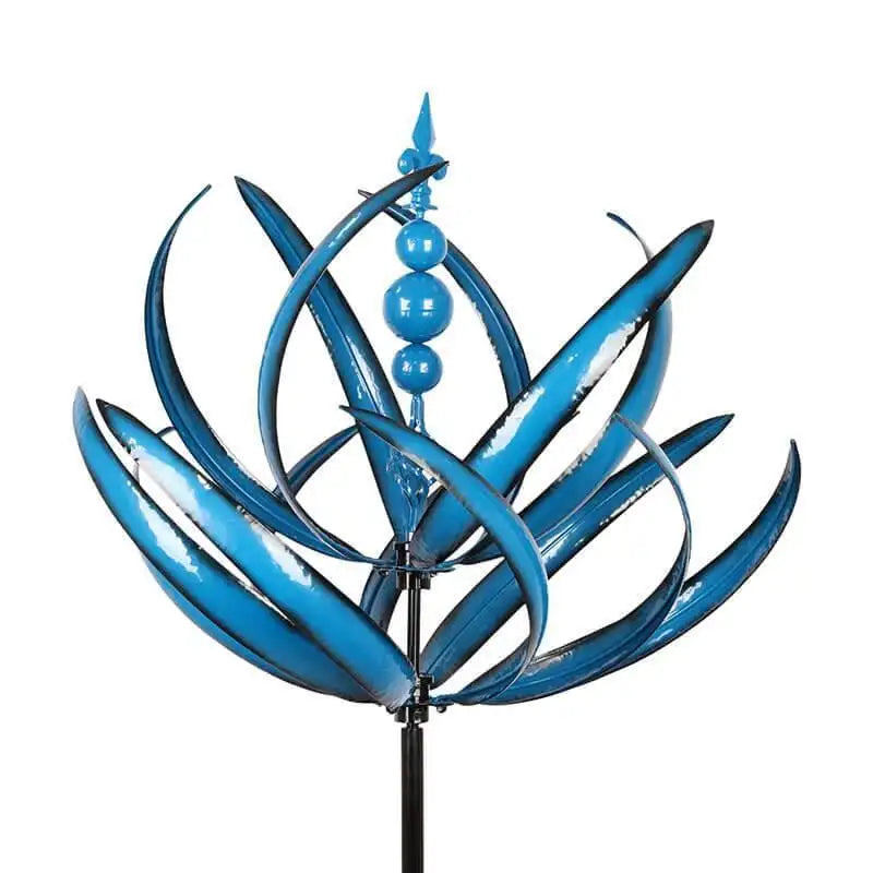 Harlow Wind-Powered Kinetic Garden Sculpture – Elegant Metal Spinner for Outdoor Décor