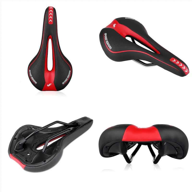Extra Soft Gel Bicycle Saddle – Ergonomic Seat with Hollow Ventilation for MTB & Road Bikes, Non-Slip Finish and Enhanced Air Circulation