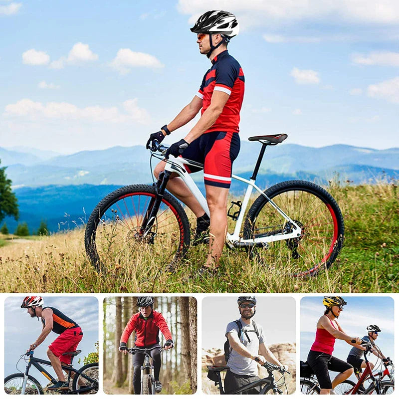 Extra Soft Gel Bicycle Saddle – Ergonomic Seat with Hollow Ventilation for MTB & Road Bikes, Non-Slip Finish and Enhanced Air Circulation