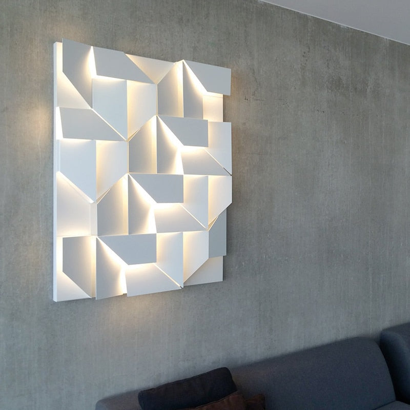GlowVista – Modern 3D Wall Lamp for Breathtaking Visual Effects