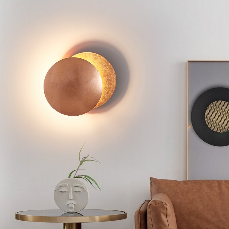 EclipseGlimmer – Wall Lamp with Solar Eclipse Shape for Stellar Lighting Effects
