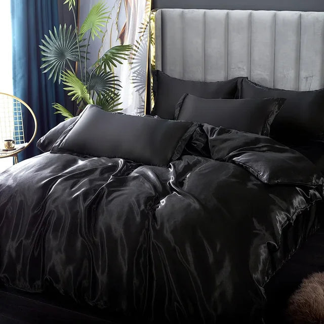 VelvaSleep – Premium Satin Bedding Set for Elegant Nights