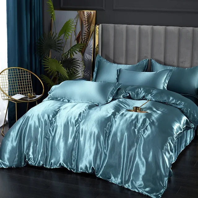 VelvaSleep – Premium Satin Bedding Set for Elegant Nights
