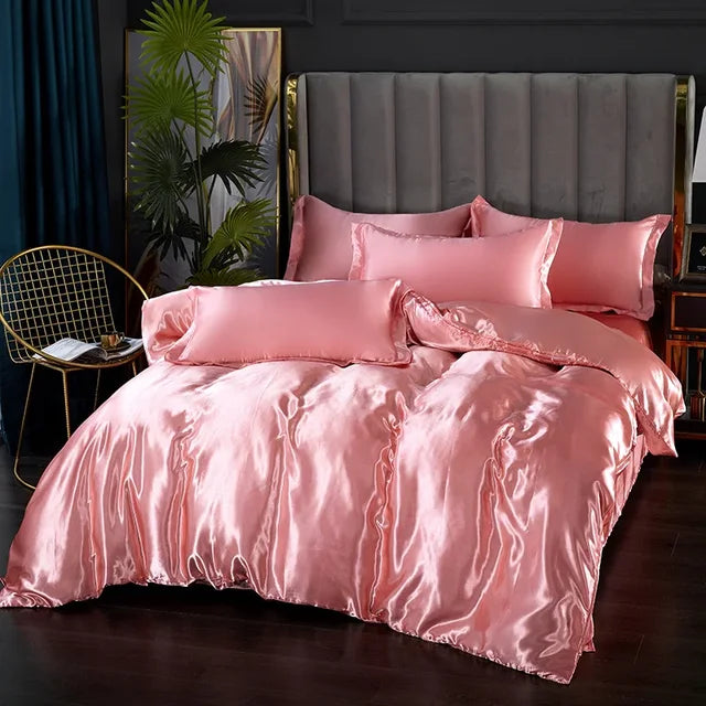 VelvaSleep – Premium Satin Bedding Set for Elegant Nights