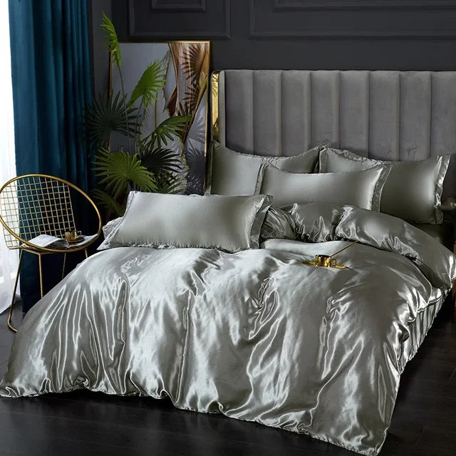 VelvaSleep – Premium Satin Bedding Set for Elegant Nights