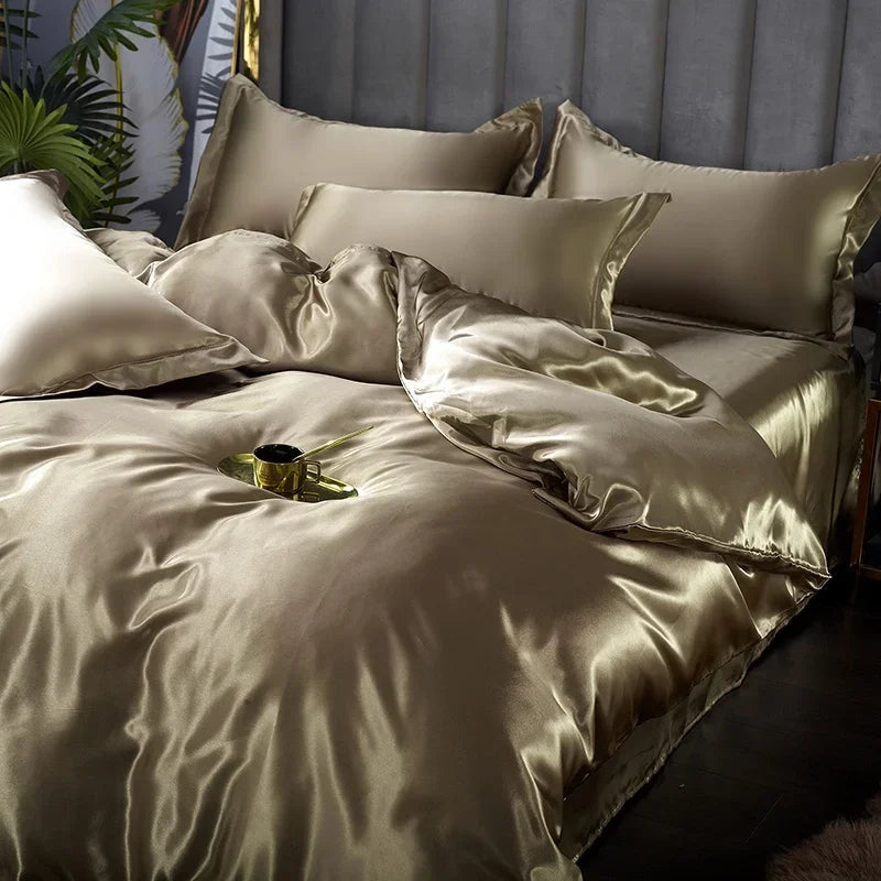 VelvaSleep – Premium Satin Bedding Set for Elegant Nights